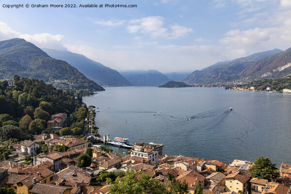 Above Bellagio Lake Como Picture Board by Graham Moore
