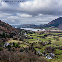 Buy canvas prints of Bassenthwaite looking northwest from Whinlatter by Graham Moore