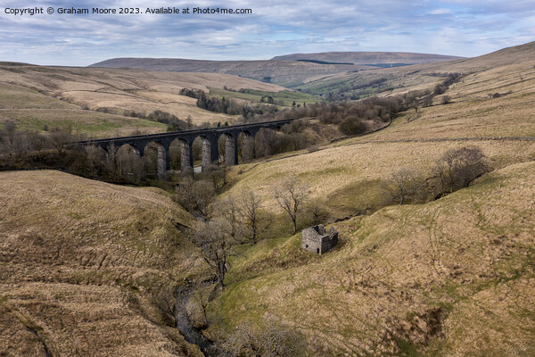 Dent Head Viaduct Cumbria Picture Board by Graham Moore