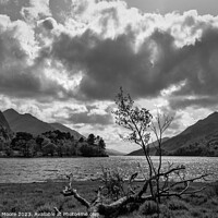 Buy canvas prints of Loch Shiel monochrome by Graham Moore