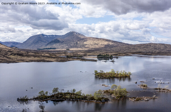 Lochan na h-Achlaise Picture Board by Graham Moore