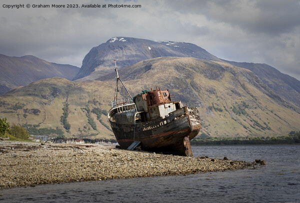 MV Dayspring wreck at Corpach Picture Board by Graham Moore