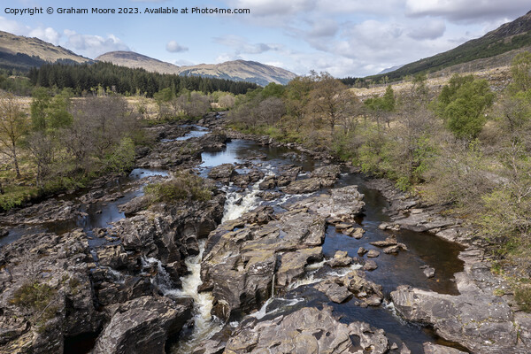 Falls of Orchy Picture Board by Graham Moore