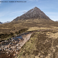 Buy canvas prints of Buachaille Etive Mor and River Coupall by Graham Moore