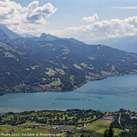 Buy canvas prints of Lake Thun Interlaken by Graham Moore