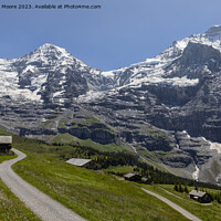 Buy canvas prints of Monch Jungfrau and Jungfraujoch by Graham Moore