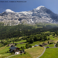 Buy canvas prints of Eiger above Grindelwald by Graham Moore