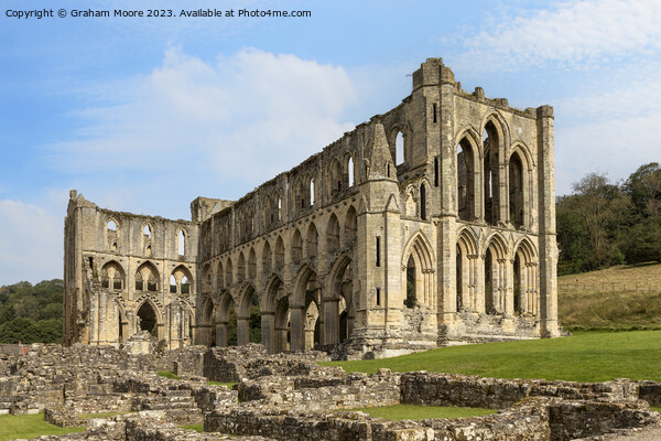 Rievaulx Abbey Picture Board by Graham Moore