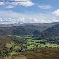 Buy canvas prints of Borrowdale from the Honister Pass by Graham Moore