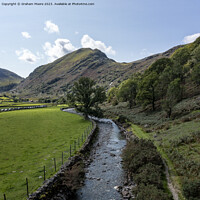 Buy canvas prints of River Derwent at Seathwaite by Graham Moore