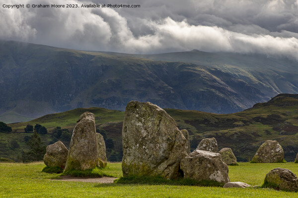 Castlerigg looking east Picture Board by Graham Moore