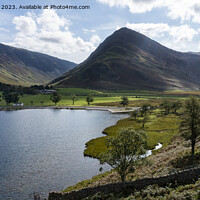 Buy canvas prints of Buttermere and Fleetwith Pike by Graham Moore