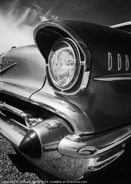 Classic Chevrolet Bel Air Picture Board by Graham Moore