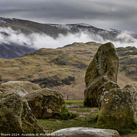 Buy canvas prints of Castlerigg Low Rigg and Clough Head by Graham Moore