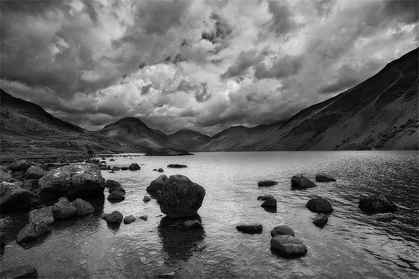 Wastwater with dramatic clouds Picture Board by Graham Moore