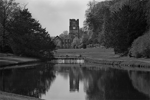 Fountains Abbey Picture Board by Graham Moore