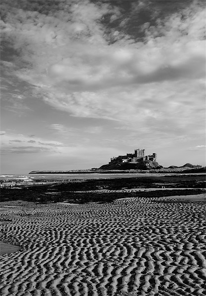 Bamburgh Castle Picture Board by Graham Moore