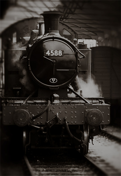 Steam locomotive Picture Board by Graham Moore