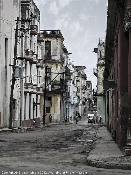 Old Havana Picture Board by Graham Moore