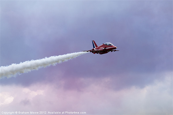 Aerobatic jet plane Picture Board by Graham Moore