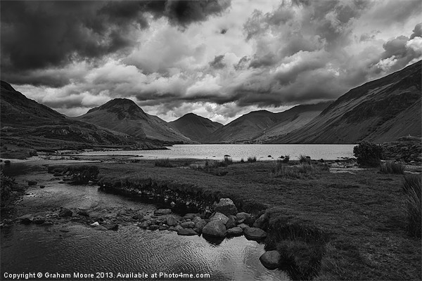 Wast Water Picture Board by Graham Moore