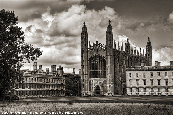 Kings College chapel, Cambridge Picture Board by Graham Moore