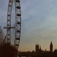 Buy canvas prints of Parliament and the Thames by Graham Moore