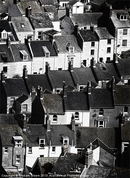 Terraced houses Picture Board by Graham Moore