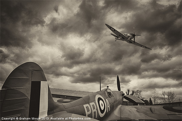 Spitfires Picture Board by Graham Moore