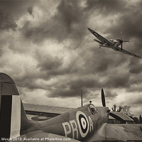 Buy canvas prints of Spitfires by Graham Moore