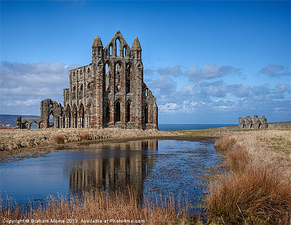 Whitby Abbey Picture Board by Graham Moore