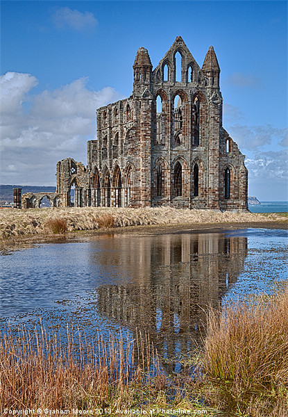 Whitby Abbey Picture Board by Graham Moore