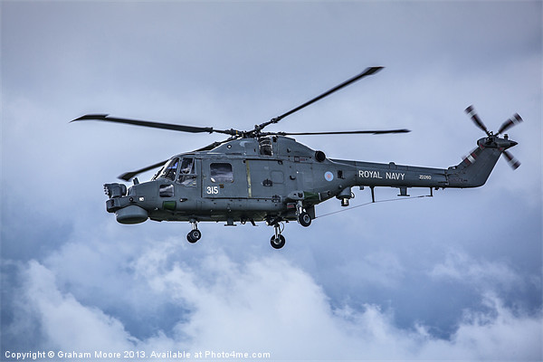 Lynx helicopter Picture Board by Graham Moore
