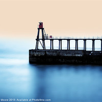 Buy canvas prints of Whitby pier by Graham Moore