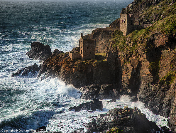 Botallack tin mine Picture Board by Graham Moore