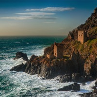 Buy canvas prints of Botallack tin mine by Graham Moore