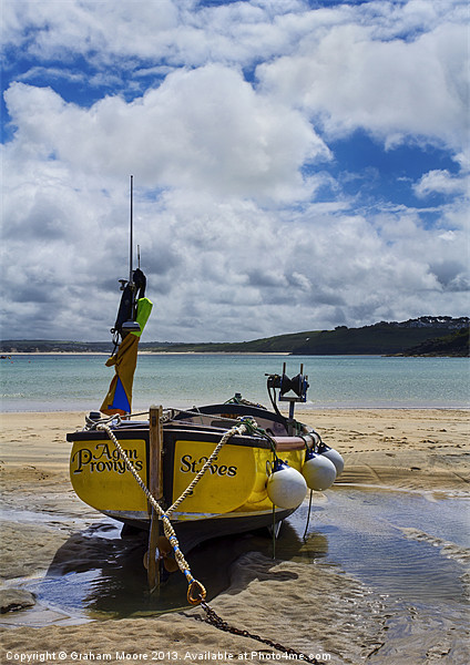 Fishing boat Picture Board by Graham Moore