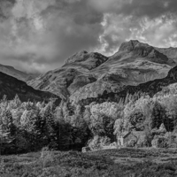 Buy canvas prints of The Langdale Pikes by Graham Moore