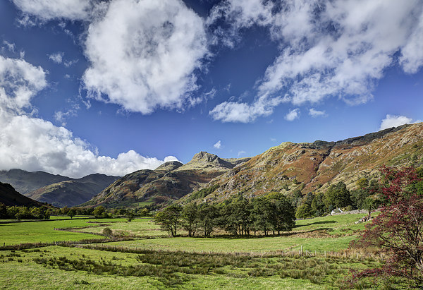 The Langdale Pikes Picture Board by Graham Moore