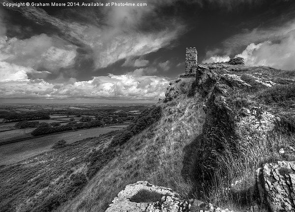 Brentor Church Picture Board by Graham Moore
