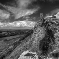 Buy canvas prints of Brentor Church by Graham Moore