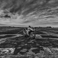 Buy canvas prints of Sports motorbike by Graham Moore