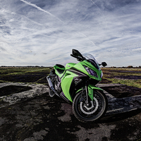 Buy canvas prints of Sports motorbike by Graham Moore