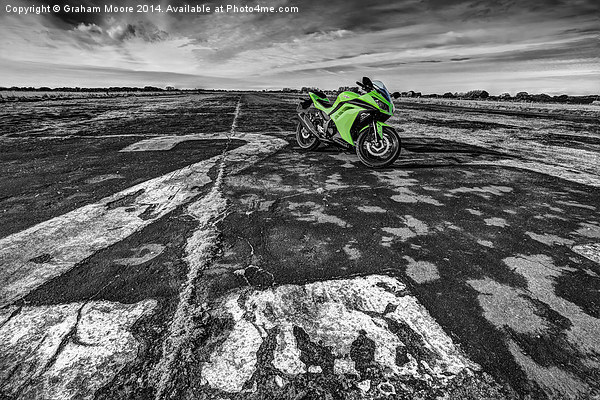 Sports motorbike Picture Board by Graham Moore