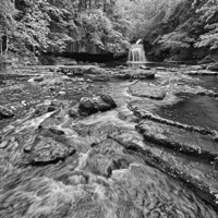 Buy canvas prints of West Burton Falls by Graham Moore