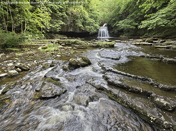 West Burton Falls Picture Board by Graham Moore