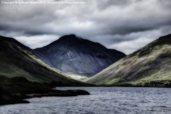 Wasdale Head abstract Picture Board by Graham Moore