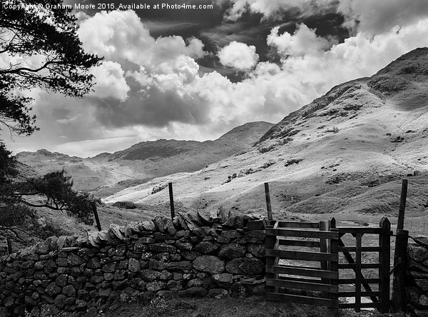 Blake Rigg and Tilberthwaite Fells Picture Board by Graham Moore