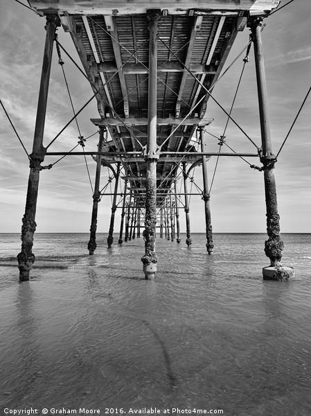 Saltburn Pier Picture Board by Graham Moore