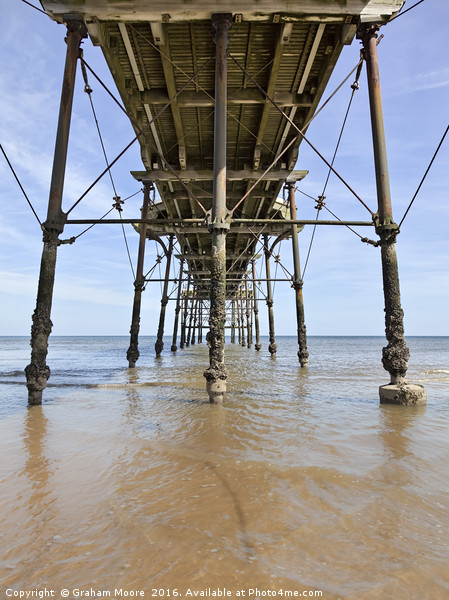 Saltburn Pier Picture Board by Graham Moore
